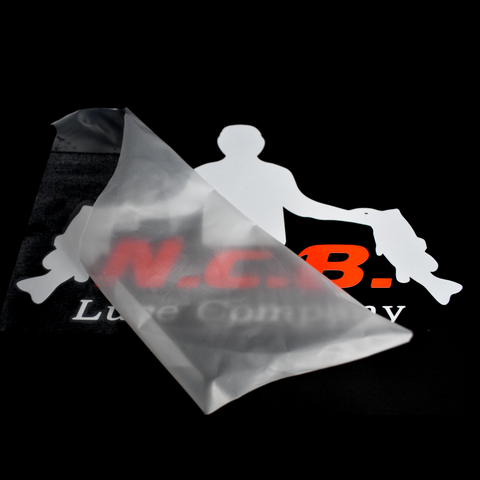 Transfer decal with the white NCB Logo